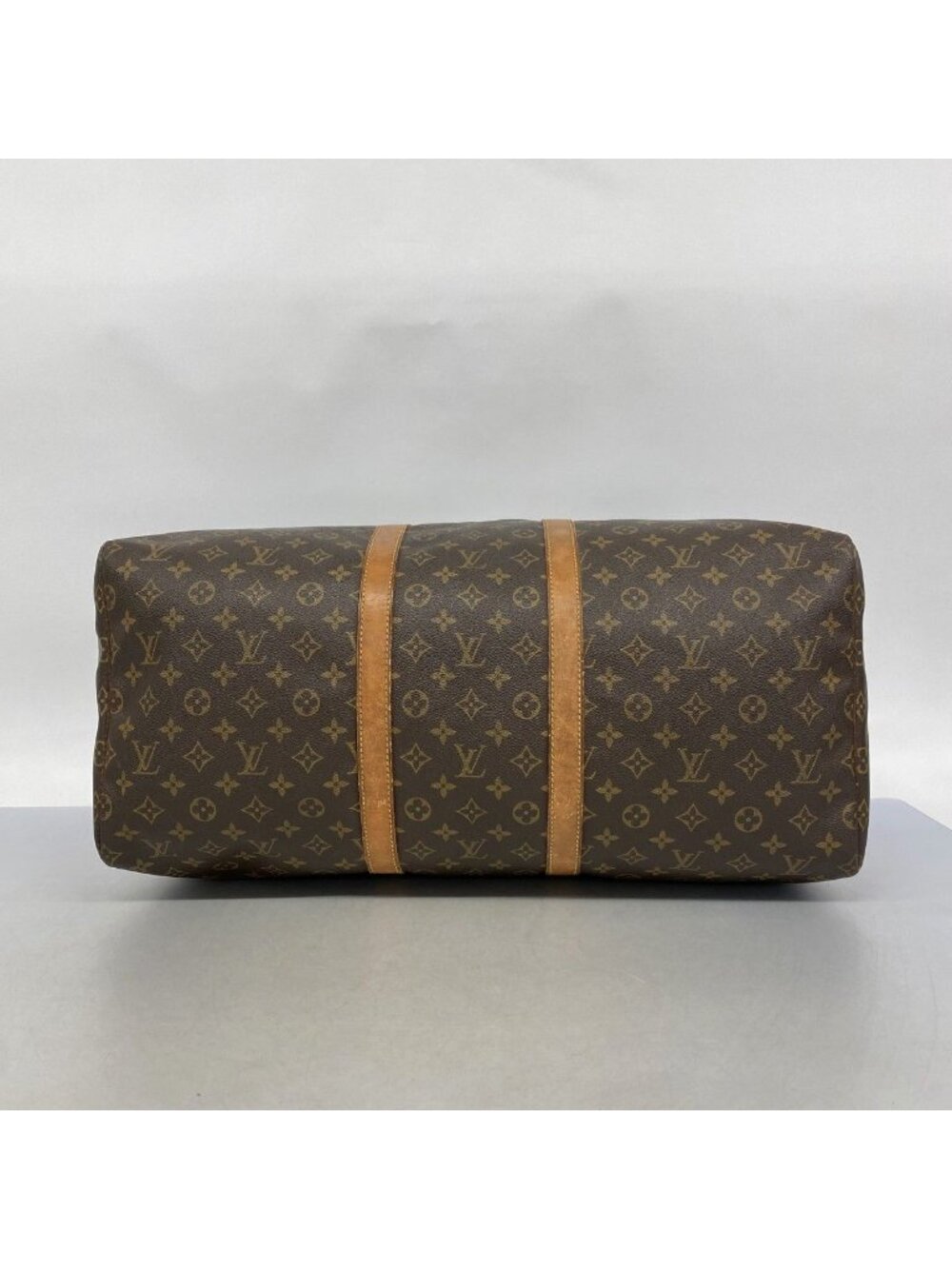 Louis Vuitton Boston Bag Monogram Keepall 55 Brown - Picture 3 of 10